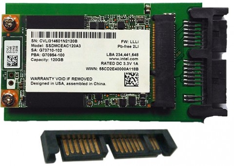 Хард диск за лаптоп SSD 256GB 1.8" Micro SATA SSD Intel