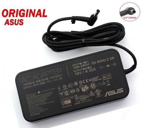 Адаптер за лаптоп ОРИГИНАЛЕН (Зарядно за лаптоп) ASUS 19V 6.3A 120W букса 4.5mm*3.0mm