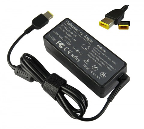 Адаптер за лаптоп (Зарядно за лаптоп) Lenovo 20V 3.25A 65W (slim tip) правоъгълна букса