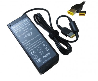 Адаптер за лаптоп (Зарядно за лаптоп) Lenovo 20V 4.5A 90W (slim tip) правоъгълна букса
