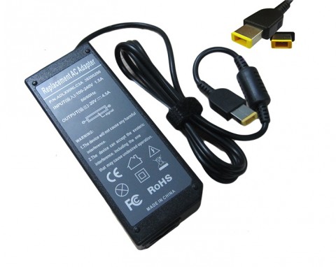 Адаптер за лаптоп (Зарядно за лаптоп) Lenovo 20V 4.5A 90W (slim tip) правоъгълна букса