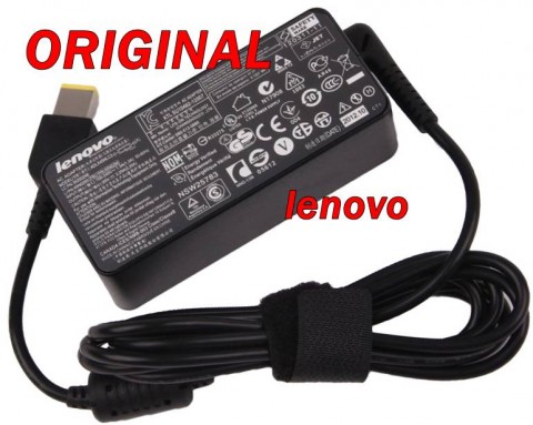 Адаптер за лаптоп ОРИГИНАЛЕН (Зарядно за лаптоп) Lenovo 20V 2.25A 45W (slim tip) правоъгълна букса