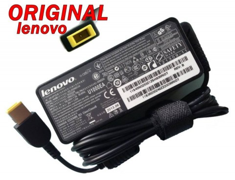 Адаптер за лаптоп ОРИГИНАЛЕН (Зарядно за лаптоп) Lenovo 20V 4.5A 90W (slim tip) правоъгълна букса