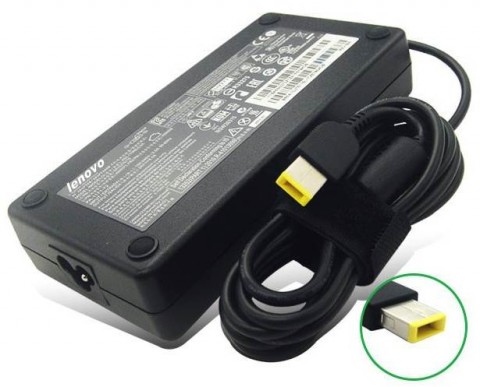 Адаптер за лаптоп ОРИГИНАЛЕН (Зарядно за лаптоп) Lenovo 20V 8.5A 170W (slim tip) правоъгълна букса