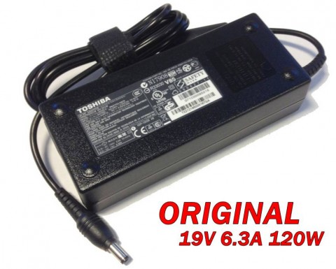 Адаптер за лаптоп ОРИГИНАЛЕН (Зарядно за лаптоп) Toshiba 19V 6.3A 120W (съвместим с ASUS)