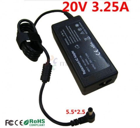 Адаптер за лаптоп (Зарядно за лаптоп) за FUJITSU-SIEMENS 65W 20V 3.25A 5.5x2.5mm Адаптер за лаптоп (Зарядно за лаптоп) за FUJITSU-SIEMENS 65W 20V 3.25A 5.5x2.5mm