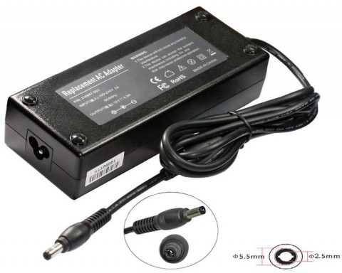 Адаптер за лаптоп (Зарядно за лаптоп) HP 18.5V 6.5A (Fujitsu 20V 6A, Toshiba 19V 6.3A, ASUS 19V 6.32A) 120W