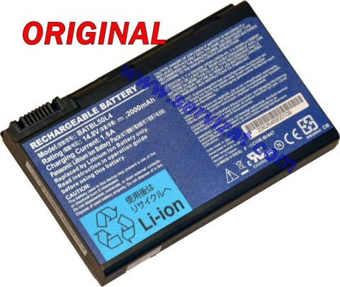 Батерия ОРИГИНАЛНА Acer Aspire 3100 5100 5630 9800 TravelMate 2490 4200 5210 BATBL50L4 4кл