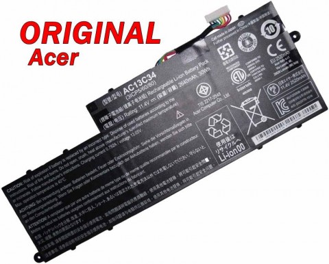 Батерия ОРИГИНАЛНА ACER Aspire V5-122P AC13C34 Батерия ОРИГИНАЛНА ACER Aspire V5-122P AC13C34