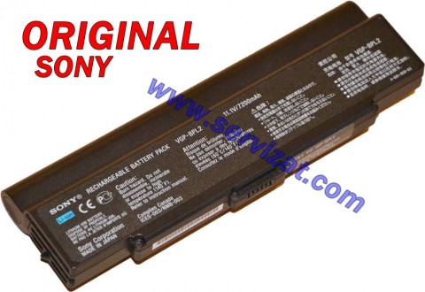 Батерия ОРИГИНАЛНА SONY Vaio VGN-S50 S70 S90 FS VGP-BPL2 BPS2A BPS2B BPS2C 9кл Батерия ОРИГИНАЛНА SONY Vaio VGN-S50 S70 S90 FS VGP-BPL2 BPS2A BPS2B BPS2C 9кл